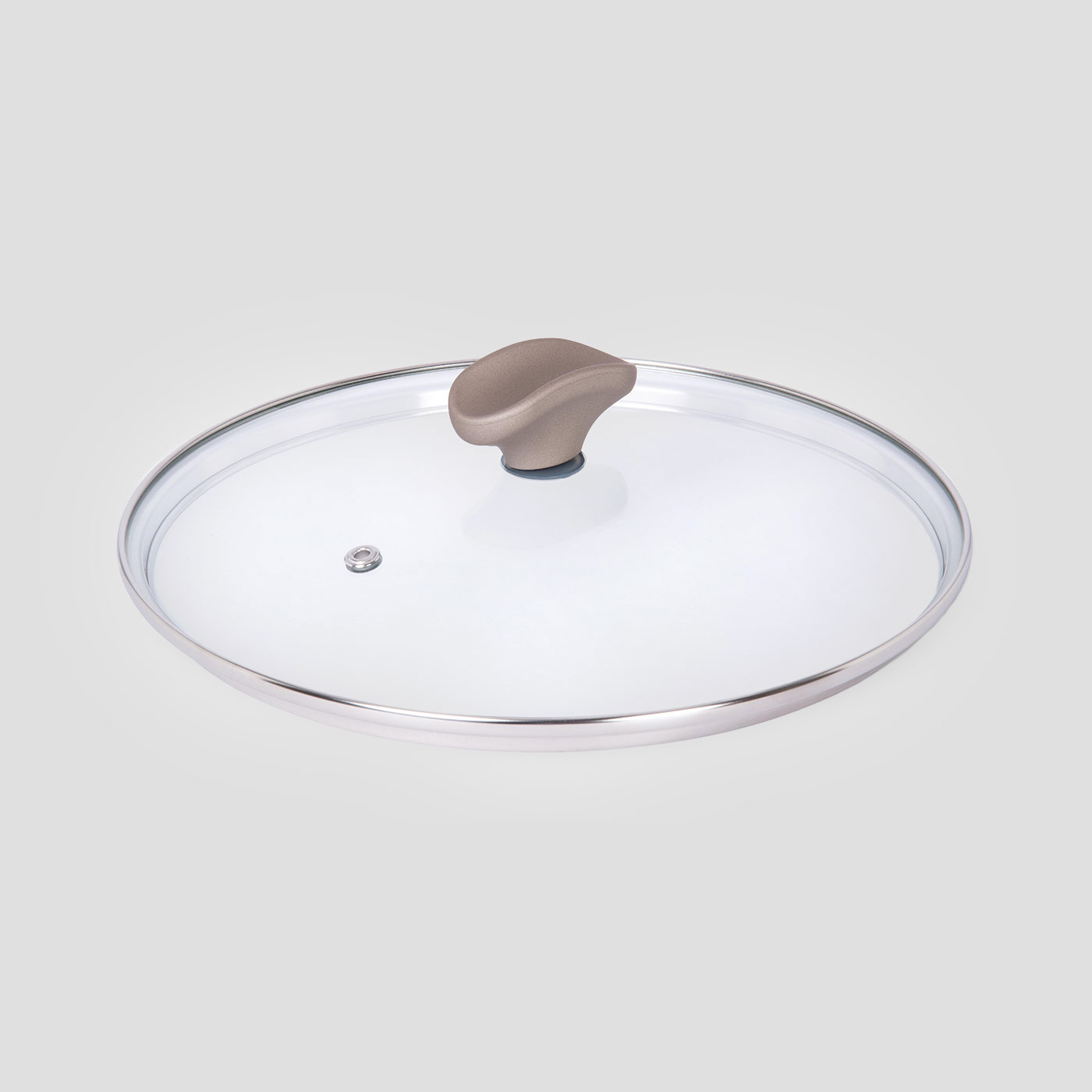Delimano Natura stakleni poklopac s inox rubom 28 cm